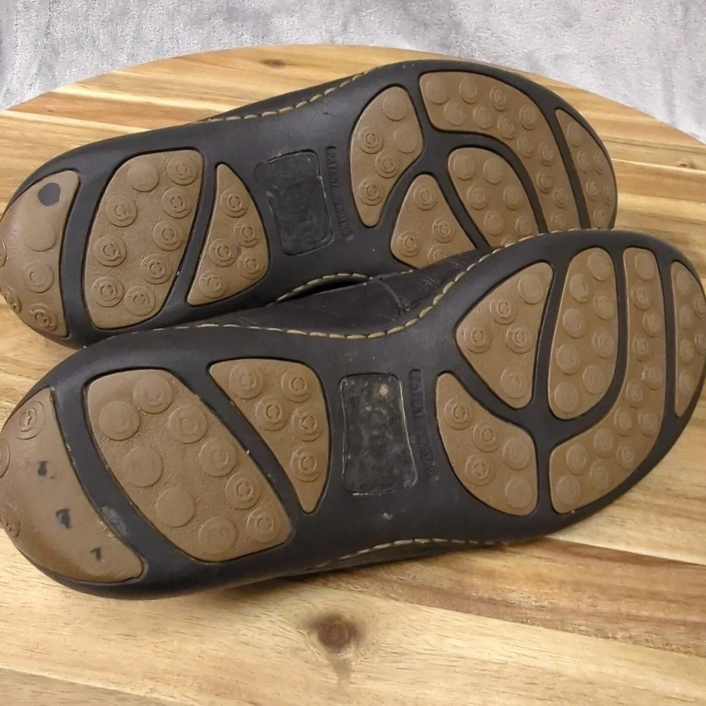 Born Mens Loafers Sizes EU‎ 42.5 US 9.5 Leather Black Comfort Driving Shoes